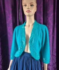 Monsoon Y2K Teal Sequin Trim