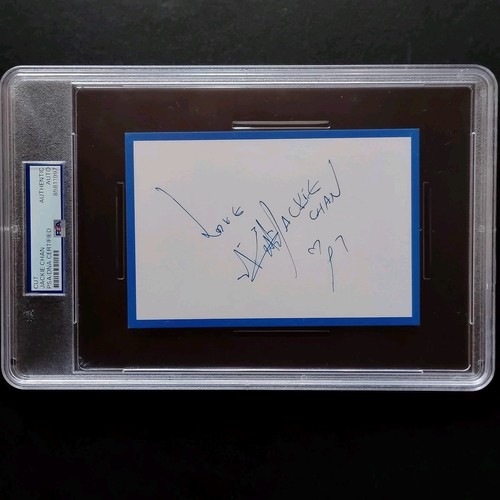 Jackie chan autographed - jackie,
