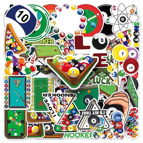 Pcs pool stickers snooker - pool,