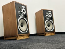 Wooden Speaker Stands for Pioneer HPM-100 – Early American Finish – Set of 2