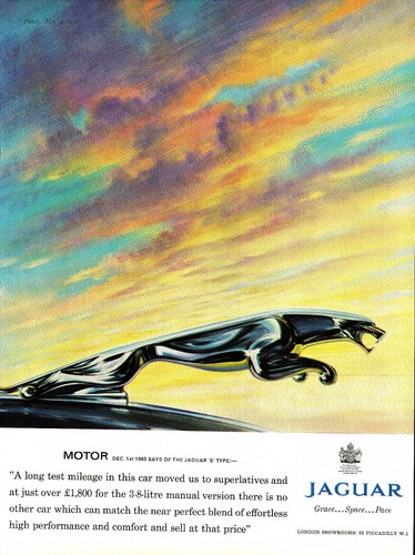 1966 advert jaguar type - 1966, s-type