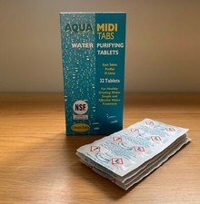 Aqua Clean Midi Tabs Water Purification Purifying Tablets 32 pcs For Motorhome