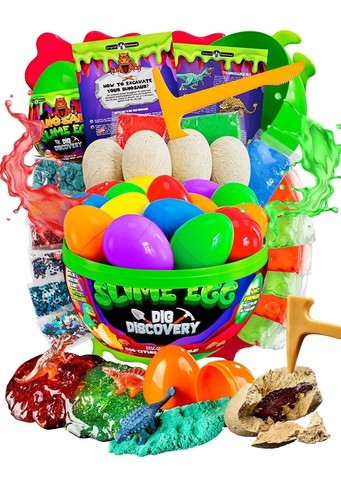 Dinosaur slime kit easter - easter, egg