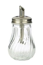 Retro Glass Sugar Dispenser Pourer Decanter Cafe Bistro Restaurant Shaker Small