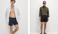 Marks & Spencer Quick Dry Plain Mid-Length Swim Shorts / Size 3XL