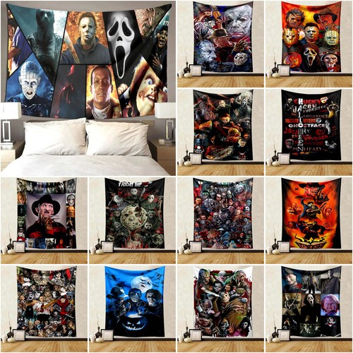 Horror movie tapestry - horror,