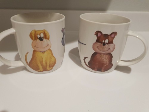 Pair churchill dog mugs - pair,