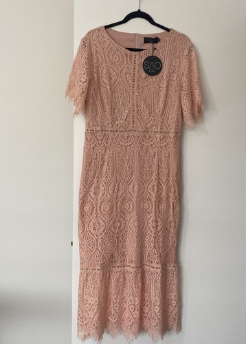 Sao dee apricot lace - sao, dress