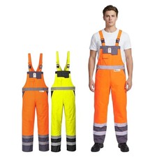 Hi Vis Bib and Brace Overalls