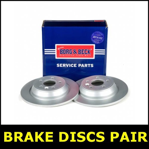 Brake discs pair - rear, fits