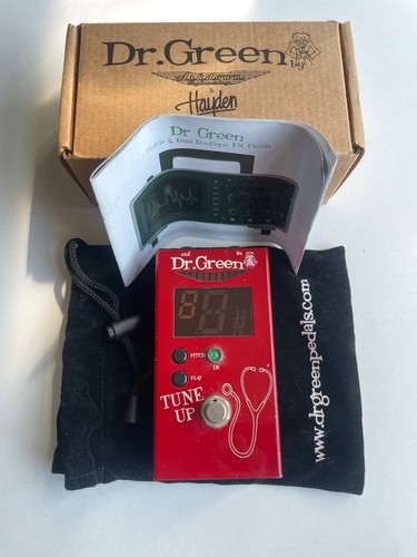 Green tune tuner pedal - green,