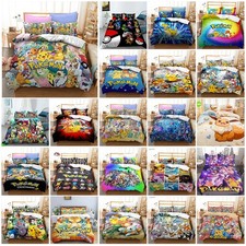 3D Pokemon Pikachu Quilt Duvet