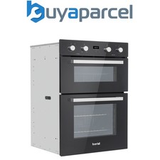 Sealey DH278 72cm Built-Under Double Oven, 74L Capacity, Energy Rating A - Black