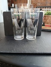 Beck's Vier Pint Glasses 20oz