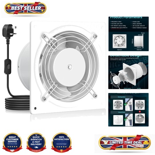 150mm quiet kitchen extractor - quiet,