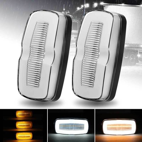 White led clearance lights - white,