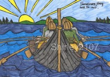 Greetings Card Anglo Saxon