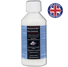 Rust Converter Treatment for Cars Boats & Homes Neutrarust 661® 250ml