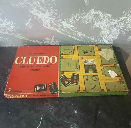 Cluedo board game - cluedo, 1965