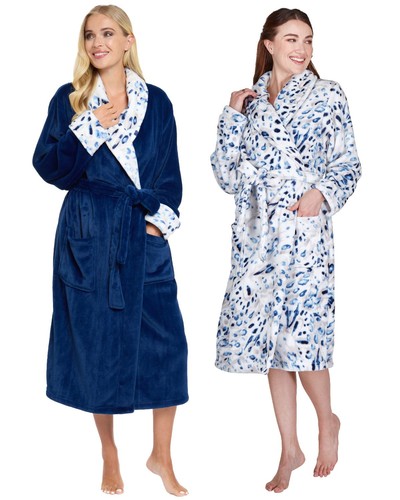 Ladies supersoft dressing gown - ladies,