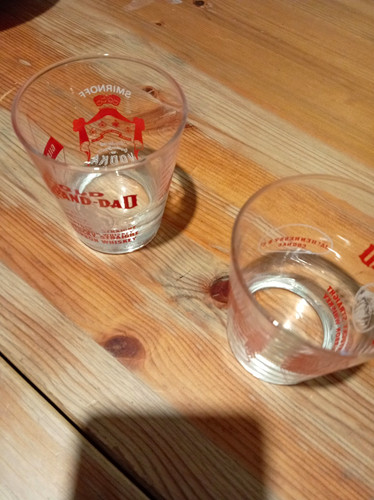 Smirnoff vodka shot glasses - smirnoff,