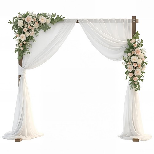 2ft wooden wedding arch - wooden,