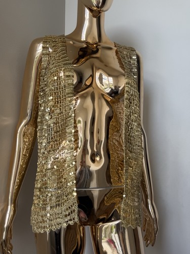 Vintage 1960s metallic gold