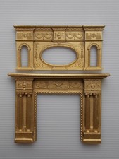 Dolls House Ornate Fire Place Picture Frame 1 / 12Th Scale Silicone Rubber Mould