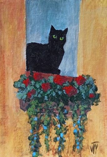 Aceo original acrylic - original,