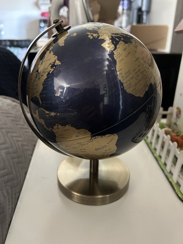 Vintage globe with brass - globe, a