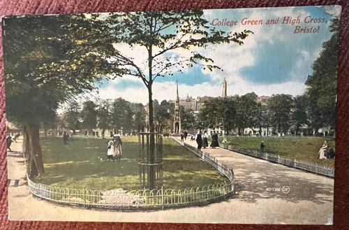 Antique postcard bristol - antique,