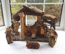 Large Vintage Nativity Set