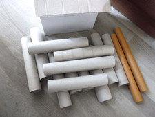 40 Assorted Empty Cardboard Inner Tubes Kids School Art Crafts Gardening