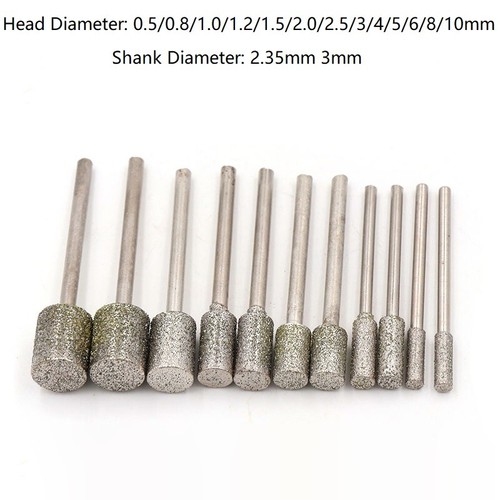 5mm 10mm diamond burr - 0.5mm-10mm,