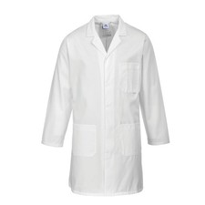Portwest 2852 White Lab Coat Kingsmill Polycotton Workwear XXS Protective