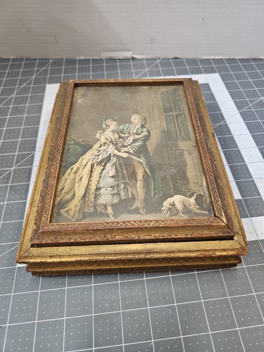 Victorian picture jewelry - jewelry, box