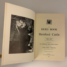 The Herd Book of Hereford Cattle Bulls 1961 Volume 91