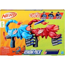 Nerf Blaster Set Wild Venom 2-Pack with 20 Darts Kids Toy Guns New Sealed
