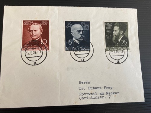 Postal history danzig 1939 - danzig,