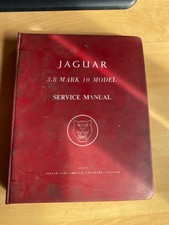 JAGUAR MK X MK 10 3.8 LITRE  FACTORY WORKSHOP MANUAL