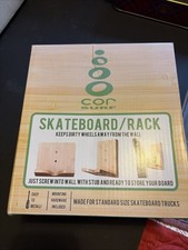 Bamboo Skate Board Wall Rack