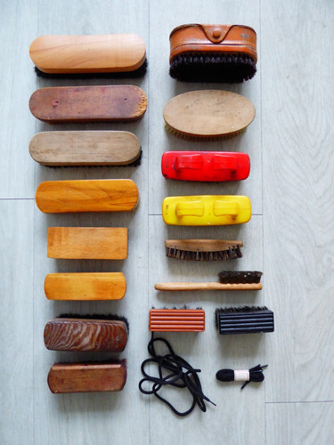 Shoe shine brushes - shoe,