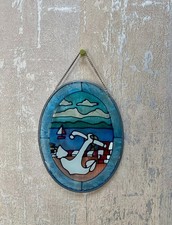 Stained Glass Suncatcher Oval