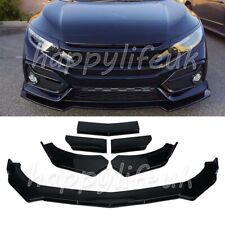 For Honda Civic Accord 2000-23 Gloss Front Bumper Lip Spoiler Splitter Body Kit/