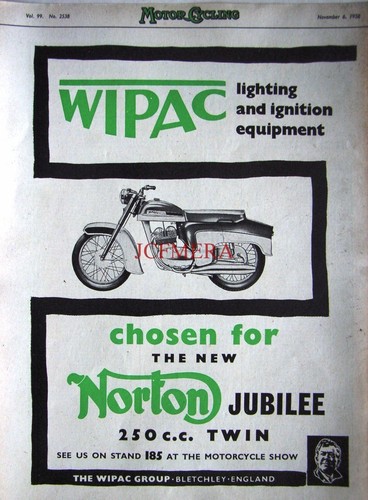 1958 norton jubilee 250cc - 'jubilee,