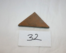 Encaustic Tile Tiles Path Hall Floor Orange Triangle Antique Victorian ref 32