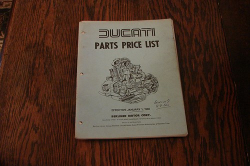 Ducati parts price list - parts,