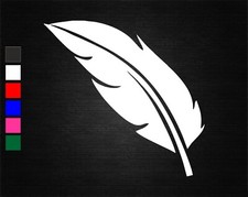 FEATHER VINYL DECAL STICKER