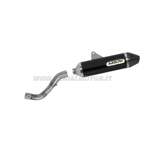 Exhaust link pipe arrow - exhaust, +