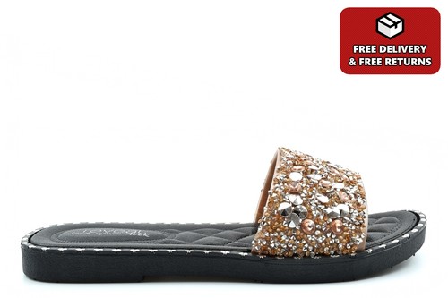 Womens glitter sandals - glitter,